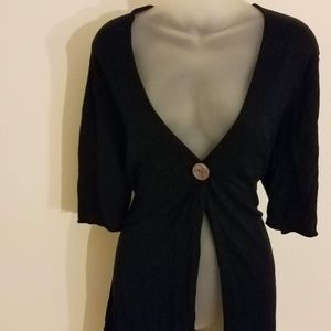 Etoile black half sleeve size L thin jacket